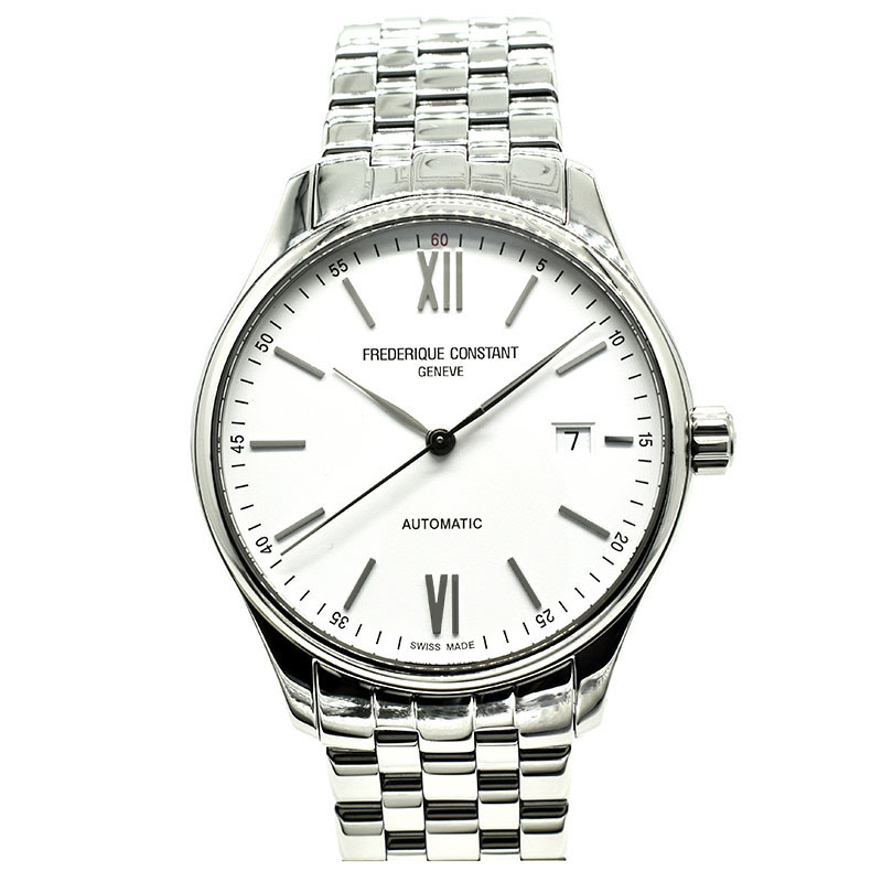 フレデリック・コンスタント　FREDERIQUE CONSTANT　クラシック　FC-303X5B4/5/6　40mm　ホワイト　USED　中古