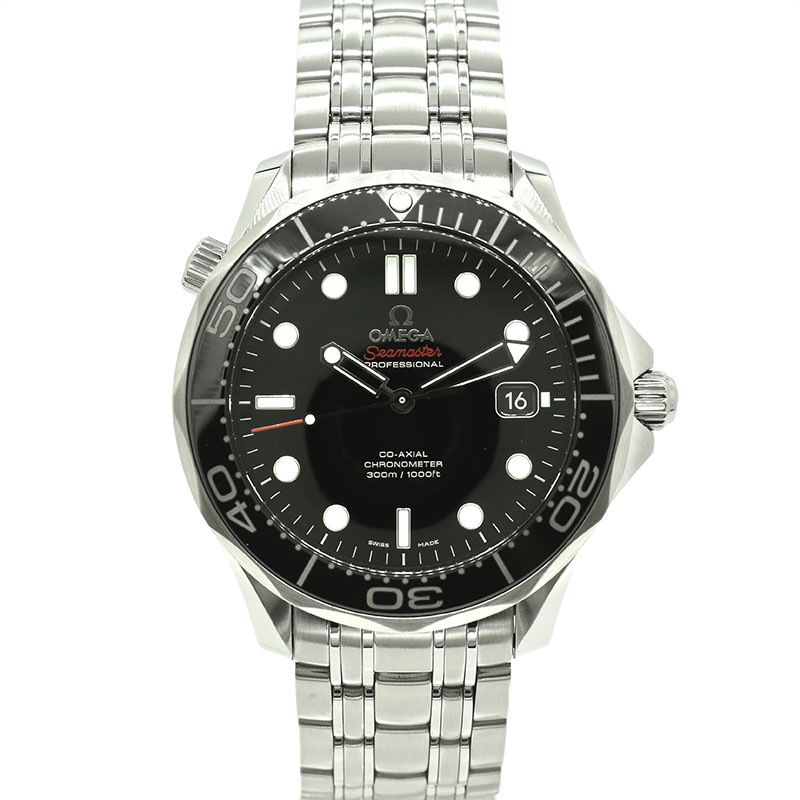 オメガ　OMEGA　シーマスター300 コーアクシャル　212.30.41.20.01.003　ブラック　41mm　USED　中古