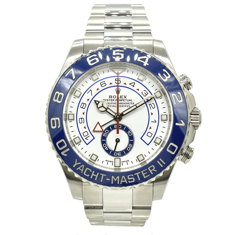 ロレックス　ROLEX　ヨットマスター2　116680　ホワイト　後期モデル　44mm　USED　中古