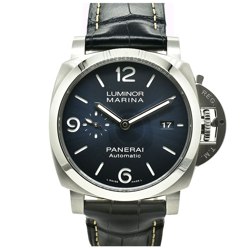パネライ　PANERAI　ルミノールマリーナ　PAM01313　44mm　ブルー　W番　USED　中古