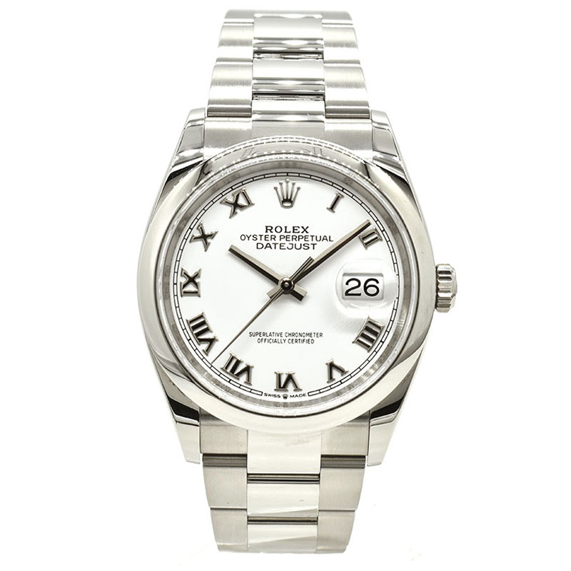 ロレックス　ROLEX　デイトジャスト36　126200　ホワイトローマ　36mm　USED　中古