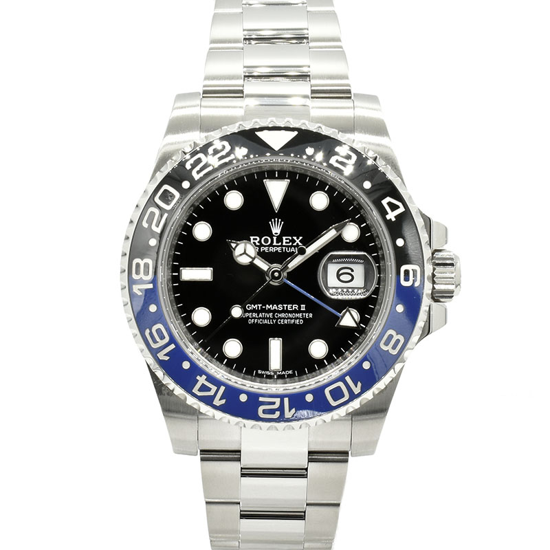 ロレックス　ROLEX　GMTマスター2　116710BLNR　40mm　青黒ベゼル　USED　中古