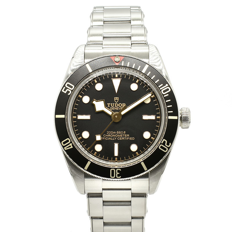 チューダー(チュードル)　TUDOR　ヘリテージ ブラックベイ フィフティエイト　79030N　39mm　ブラック　USED　中古
