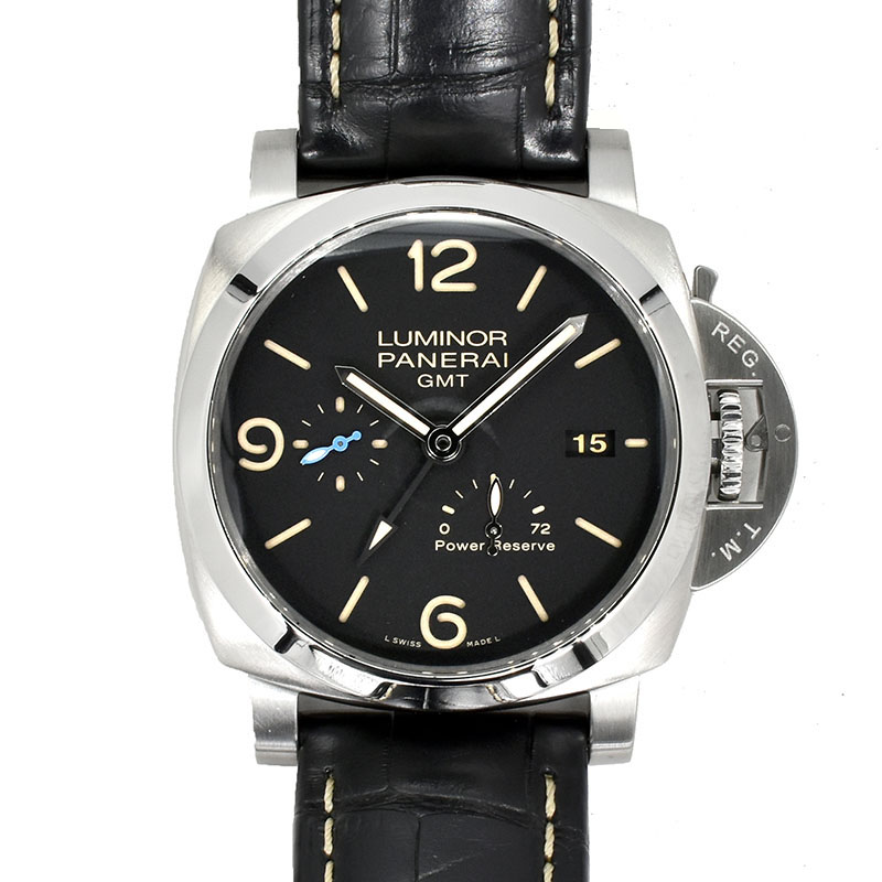 パネライ　PANERAI　ルミノール1950 3デイズ GMT パワーリザーブ アッチャイオ　PAM01321　44mm　V番　USED　中古