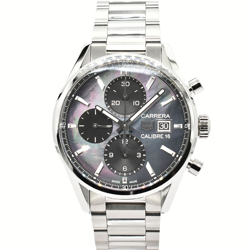 タグホイヤー　TAG HEUER　カレラ クロノグラフ キャリバー16　CBK2116.BA0715　41mm　ブラックシェル　日本500本限定　USED　中古