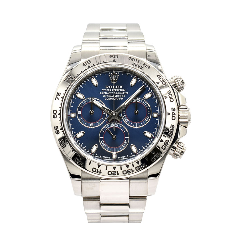ロレックス　ROLEX　コスモグラフ デイトナ　Ref.116509　ブルー　K18WG　USED　中古