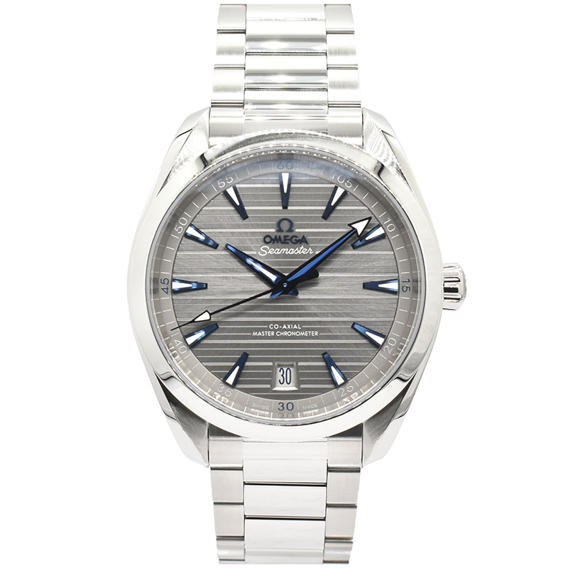 オメガ　OMEGA　シーマスター アクアテラ マスタークロノメーター　220.10.41.21.06.001　グレー　41mm　USED　中古