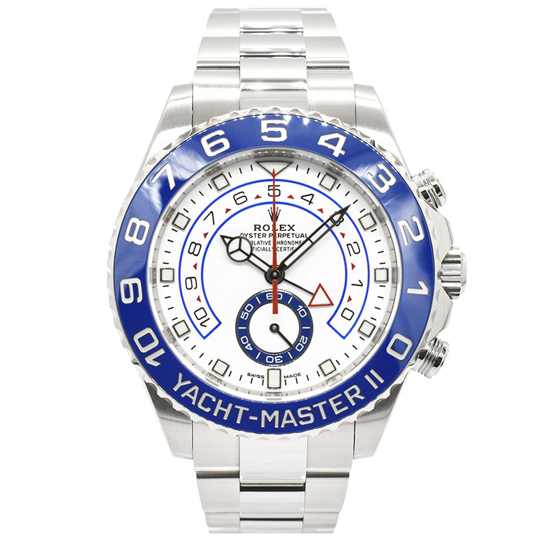 ロレックス　ROLEX　ヨットマスター2　116680　ホワイト　後期モデル　44mm　USED　中古