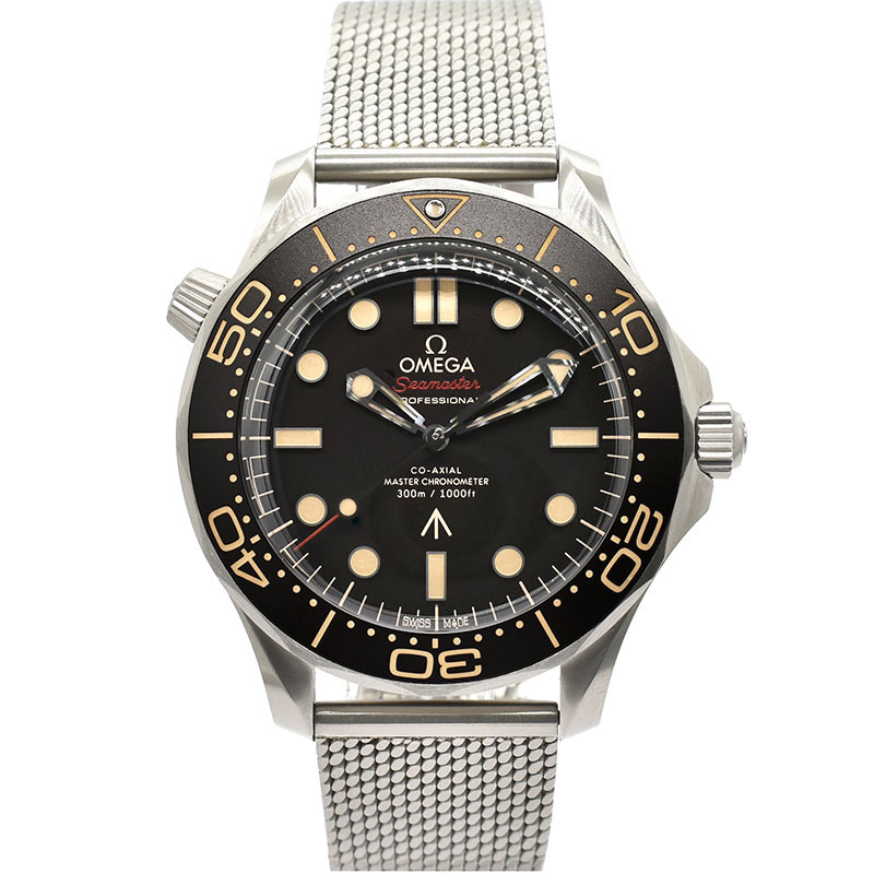 オメガ　OMEGA　シーマスター ダイバー 300m コーアクシャル マスタークロノメーター 007エディション　210.90.42.20.01.001　ブラウン　42mm　未使用品