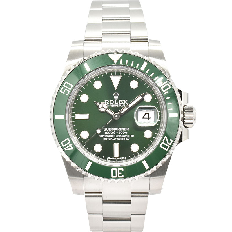 ロレックス　ROLEX　サブマリーナデイト　グリーン　116610LV　ランダム番　未使用品