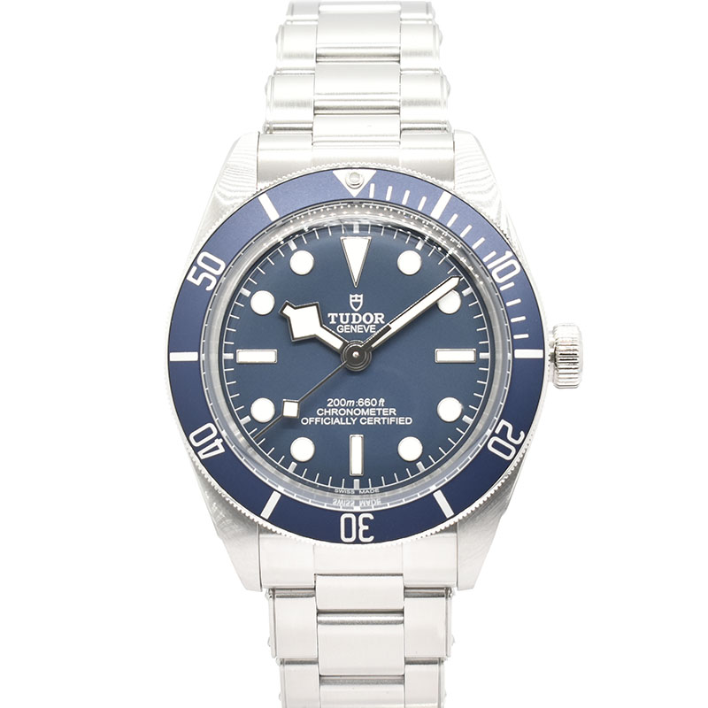 チューダー(チュードル)　TUDOR　ヘリテージ ブラックベイ フィフティエイト　79030B　39mm　ブルー　USED　中古