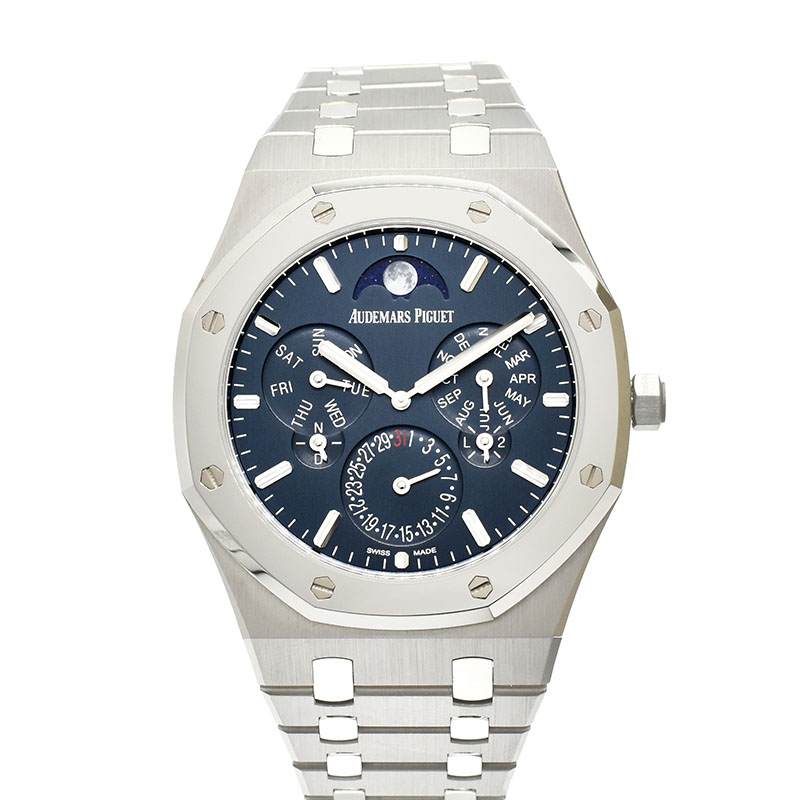 オーデマ・ピゲ　AUDEMARS PIGUET　ロイヤルオーク パーペチュアルカレンダー ウルトラシン　26586IP.OO.1240IP.01　41mm　ブルー　USED　中古
