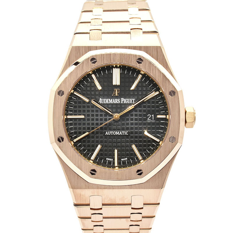 オーデマ・ピゲ　AUDEMARS PIGUET　ロイヤルオーク　15400OR.OO.1220OR.01　18KPG　41mm　ブラック　USED　中古