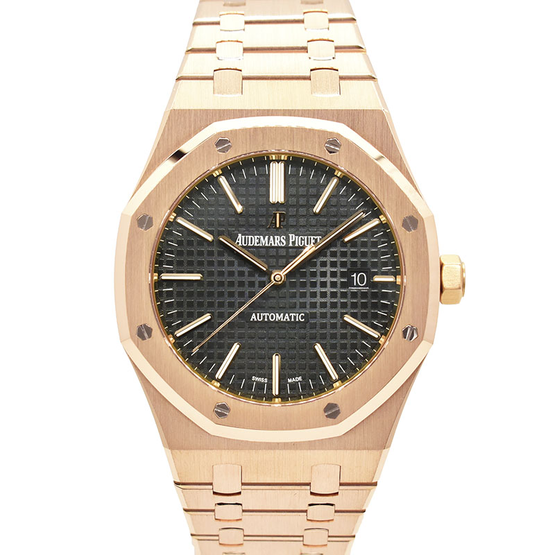 オーデマ・ピゲ　AUDEMARS PIGUET　ロイヤルオーク　15400OR.OO.1220OR.01　18KPG　41mm　ブラック　USED　中古