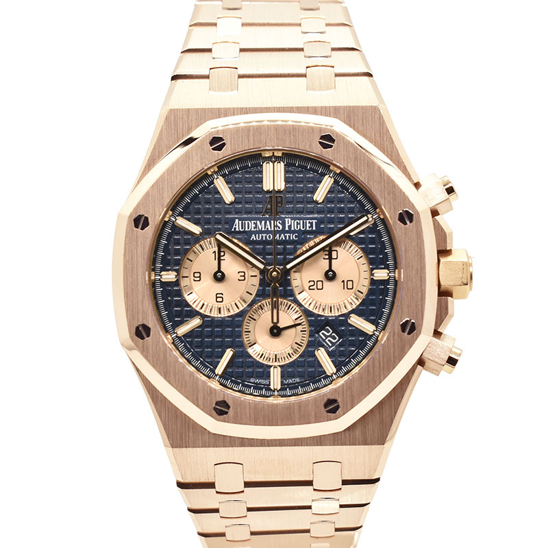 オーデマ・ピゲ　AUDEMARS PIGUET　ロイヤルオーク クロノグラフ　26331OR.OO.1220OR.01　18KPG　41mm　ブルー　USED　中古