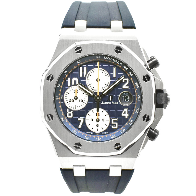 オーデマ・ピゲ　AUDEMARS PIGUET　ロイヤルオーク オフショア クロノグラフ　26470ST.OO.A027CA.01　ブルー/シルバー　42mm　USED　中古
