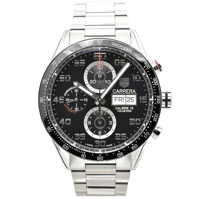 タグホイヤー　TAG HEUER　カレラ クロノグラフ デイデイト　CV2A10.BA0796　自動巻　SS　43mm　USED　中古