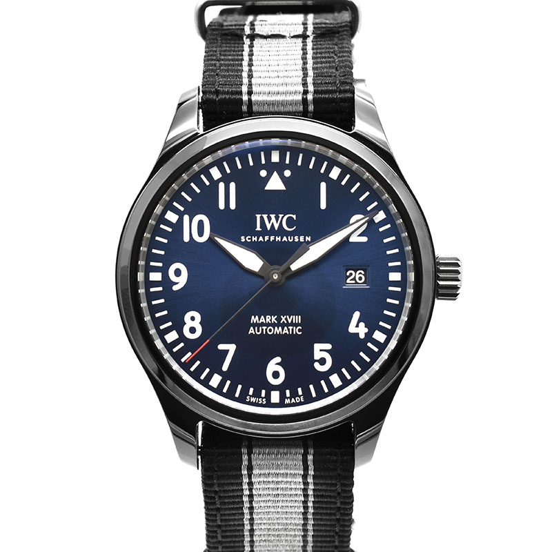 IWC　パイロットウォッチ マーク18 ローレウス・スポーツ・フォー・グッド　IW324703　世界1500本限定　41mm　セラミック　USED　中古