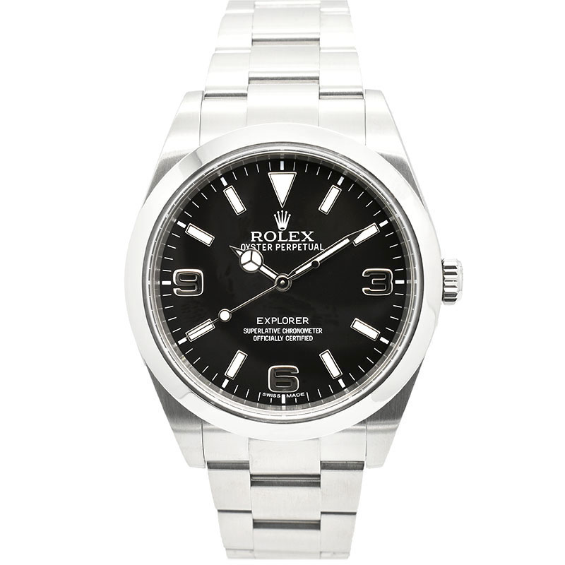 ロレックス　ROLEX　エクスプローラー1　Ref.214270　39mm　ブラックアウト　ランダム番　USED　中古