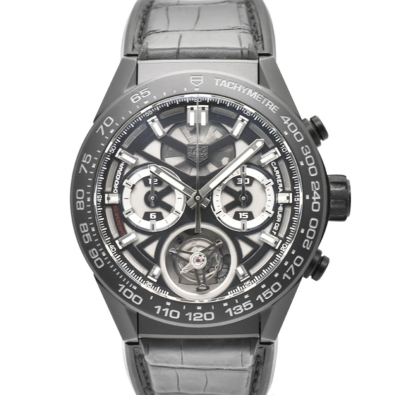 タグホイヤー　TAG HEUER　カレラ ホイヤー02T フライングトゥールビヨン　CAR5A90.FC6415　45mm　USED　中古