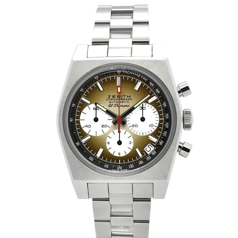 ゼニス　ZENITH　エルプリメロ クロノマスター リバイバル A385　03.A384.400/385.M385　37mm　スモークブラウン　新品