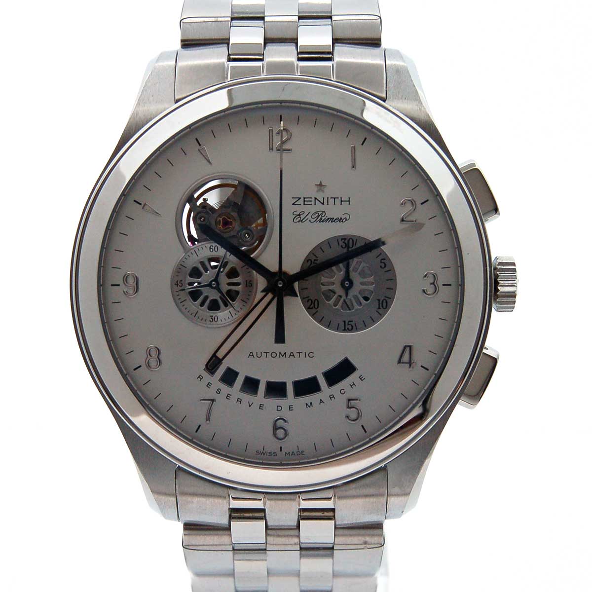 ゼニス　ZENITH　グランドクラスオープンエルプリメロ　 03.0520.4021/01.M520　SS　44mm　ホワイト　新品