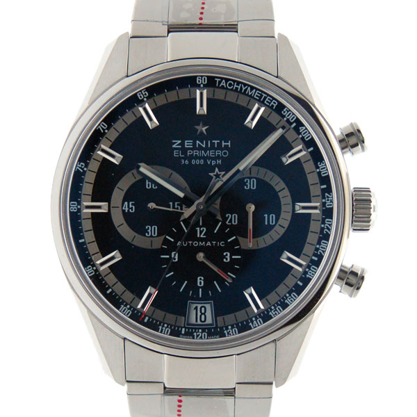 ゼニス　ZENITH　エルプリメロ　36000VPH　03.2040.400/21.M2040　SS　ブラック　42mm　新品