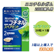 【3箱以上送料無料】ニコチネルガム　スペアミント（20粒）