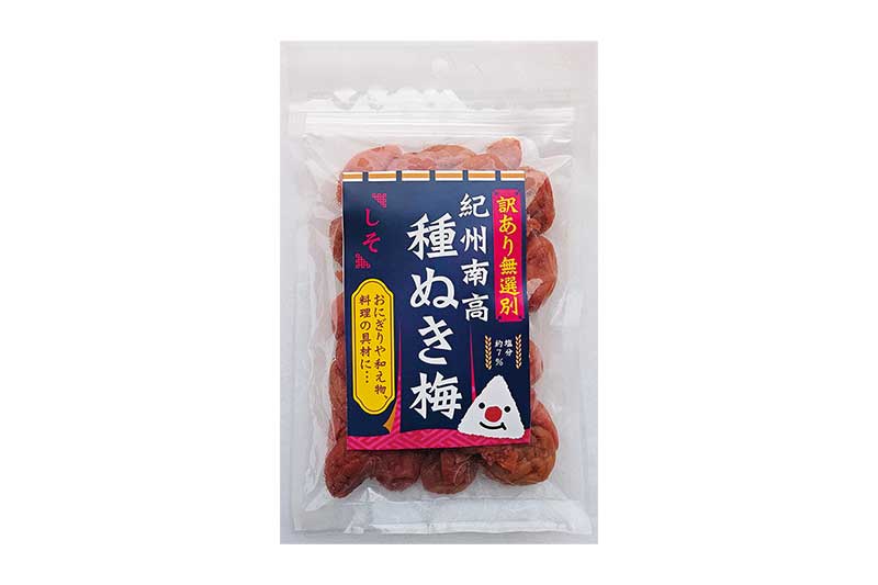 紀州南高　種ぬき梅　200g　塩分約7％