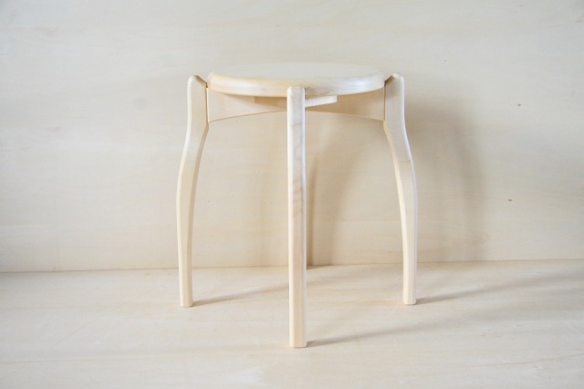 スツール1 ハードメープル材