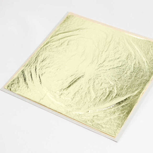 金箔三歩色　断切　4倍厚　150mm角