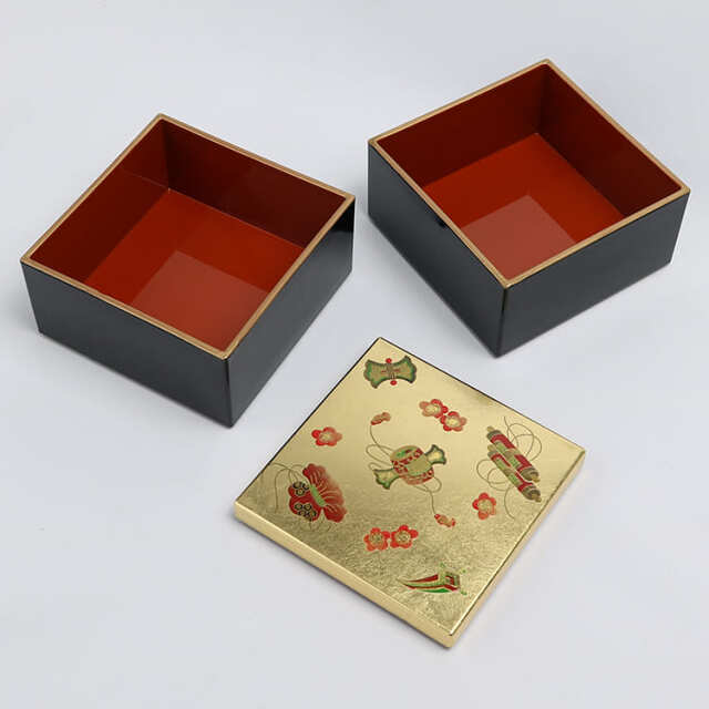 宝づくし 二段重 今井金箔 ONLINE SHOP