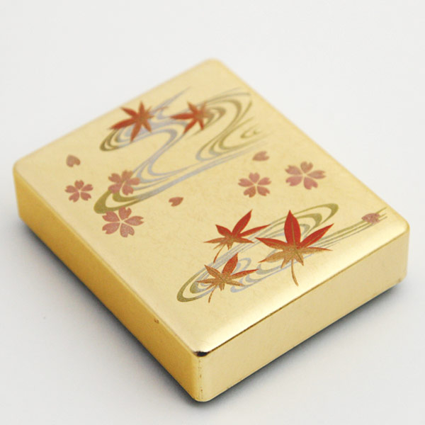 昔の印鑑、ケース monochrome ディープグリーン×マスタードイエロー (2本セット)