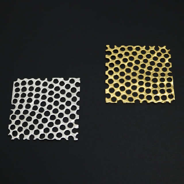 オーダー生産】箔ガラス 四角トレー 市松 金・プラチナ 今井金箔