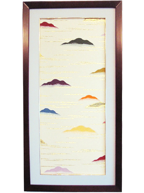額入り金襴　「連山」