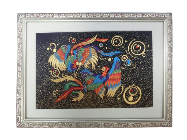 金襴ピクチャー「鳳凰」