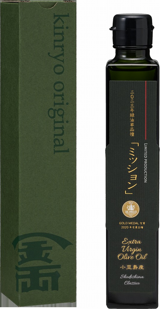 【２０２４年収穫分】小豆島産　自社農園　初摘みプレミアムエキストラバージンオリーブオイル　緑油（ミッション単品種）★数量限定★ 180g