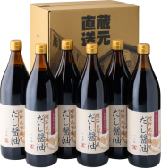 【商品No24】だし醤油6本詰合せ