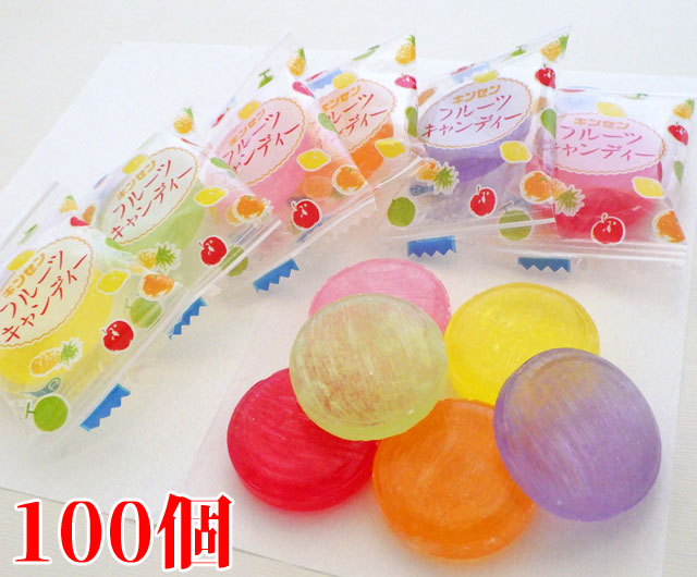 【リニューアル版　直径2.6cm】お徳用フルーツ　100個入り