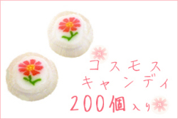 コスモス・キャンディ 200個入り　業務用 秋桜 お菓子