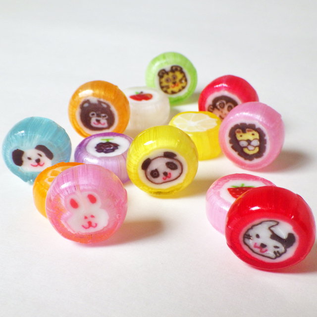 キャンディレイ 自作のキャンディレイ 首飾り には お徳用ミニラブリーキャンディ 飴の通販 金扇
