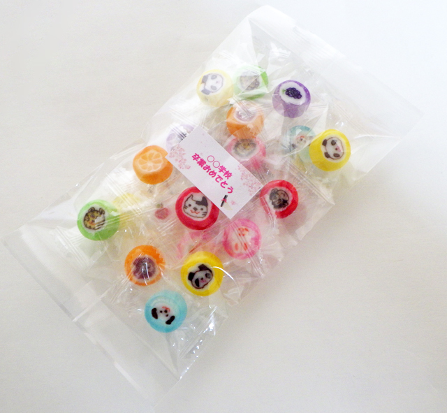 卒業祝いの記念品なら1個0円が嬉しい飴職人手作りの卒業祝い細工飴 飴専門店 金扇