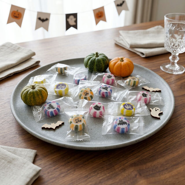 オバケちゃんキャンディ☆ハロウィン ハロウィンキャンディならハロウィンに人気のお菓子“おばけ キャンディ