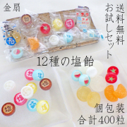 塩飴お試し8袋セット 送料無料　12種の味（塩ヨーグルト、五色塩、プレミアム塩、塩スイカ、塩トマト、ドデカ、塩べっこう、塩みかん）