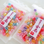 花星  チャック袋入り 65g　ストライプ柄キャンディ