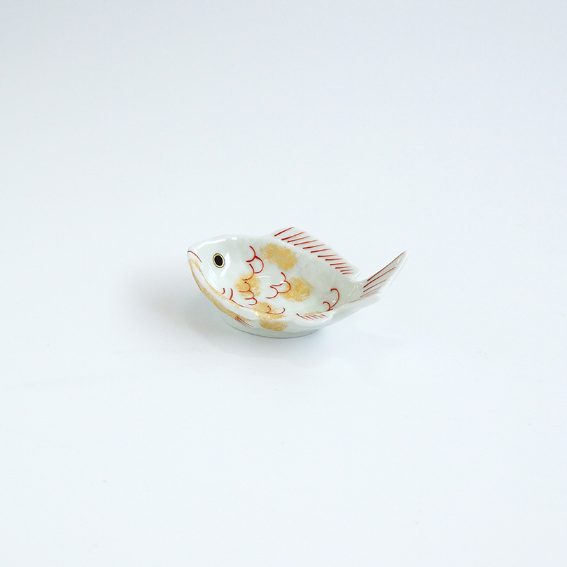 めでたい 小付(金叩き鯛型)