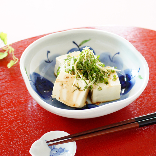 りんご園四方鉢（大）