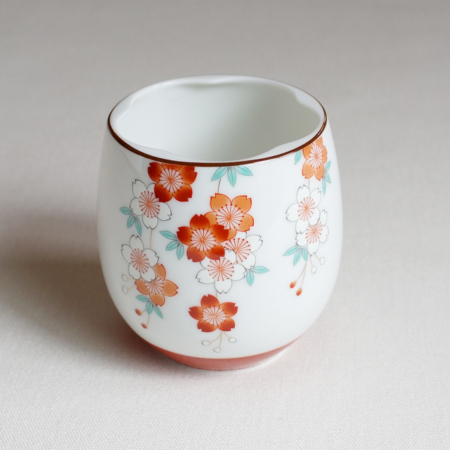 【和食器通販　金照堂】　香梅カップ　香蘭社　田清窯　有田焼　梅酒　カップ　グラス　ロック