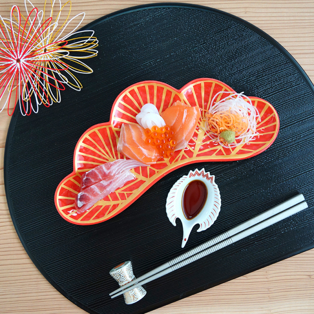 葉っぱ型陶器皿 5枚セット