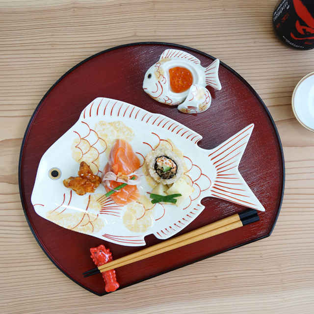 めでたい (金叩き鯛型) 蓋珍味